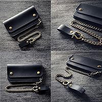 Amazon | [Sasical] サシカル トラッカーウォレット チェーン 本革